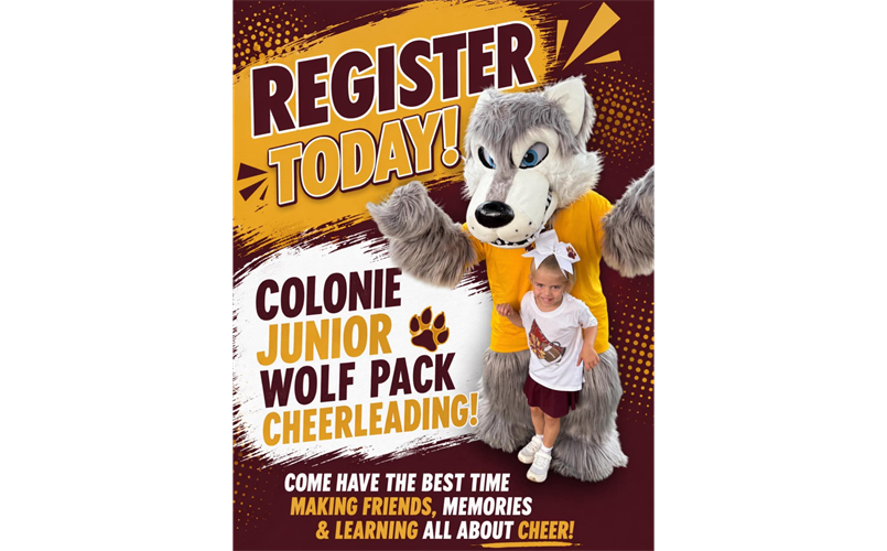 2026 Colonie Jr Wolf Pack Cheer Registration 